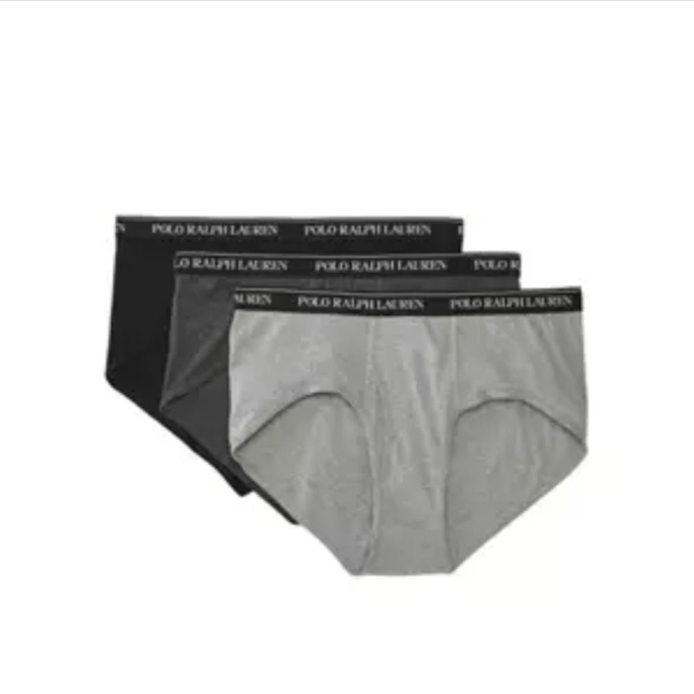 Polo Ralph Lauren NXF2P3 Big & Tall 3XL Classic Fit Briefs 3 Pack
